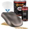 imageCustom Shop  Graphite Gray Metallic  Hot Rod Flatz Flat Matte Satin Urethane Auto Paint  Complete Gallon Paint Kit  Professional Low Sheen Automotive Car Truck Coating 41 Mix Ratio