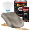 imageCustom Shop  Gunsmoke Metallic  Hot Rod Flatz Flat Matte Satin Urethane Auto Paint  Complete Gallon Paint Kit  Professional Low Sheen Automotive Car Truck Coating 41 Mix Ratio