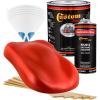 imageCustom Shop  Hemi Orange  Hot Rod Flatz Flat Matte Satin Urethane Auto Paint  Complete Gallon Paint Kit  Professional Low Sheen Automotive Car Truck Coating 41 Mix Ratio