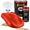 imageCustom Shop  Hot Rod Red  Hot Rod Flatz Flat Matte Satin Urethane Auto Paint  Complete Gallon Paint Kit  Professional Low Sheen Automotive Car Truck Coating 41 Mix Ratio