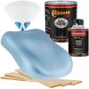 imageCustom Shop  Ice Blue Metallic  Hot Rod Flatz Flat Matte Satin Urethane Auto Paint  Complete Quart Paint Kit  Professional Low Sheen Automotive Car Truck Coating 41 Mix Ratio