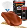 imageCustom Shop  Inferno Orange Pearl Metallic  Hot Rod Flatz Flat Matte Satin Urethane Auto Paint  Complete Gallon Paint Kit  Professional Low Sheen Automotive Car Truck Coating 41 Mix Ratio