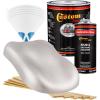 imageCustom Shop  Iridium Silver Metallic  Hot Rod Flatz Flat Matte Satin Urethane Auto Paint  Complete Gallon Paint Kit  Professional Low Sheen Automotive Car Truck Coating 41 Mix Ratio