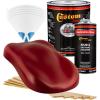 imageCustom Shop  Jalapeno Bright Red  Hot Rod Flatz Flat Matte Satin Urethane Auto Paint  Complete Gallon Paint Kit  Professional Low Sheen Automotive Car Truck Coating 41 Mix Ratio