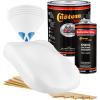 imageCustom Shop  Linen White  Hot Rod Flatz Flat Matte Satin Urethane Auto Paint  Complete Gallon Paint Kit  Professional Low Sheen Automotive Car Truck Coating 41 Mix Ratio