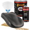 imageCustom Shop  Machinery Gray  Hot Rod Flatz Flat Matte Satin Urethane Auto Paint  Complete Gallon Paint Kit  Professional Low Sheen Automotive Car Truck Coating 41 Mix Ratio