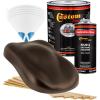 imageCustom Shop  Mahogany Brown Metallic  Hot Rod Flatz Flat Matte Satin Urethane Auto Paint  Complete Gallon Paint Kit  Professional Low Sheen Automotive Car Truck Coating 41 Mix Ratio