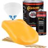 imageCustom Shop  Maize Yellow  Hot Rod Flatz Flat Matte Satin Urethane Auto Paint  Complete Gallon Paint Kit  Professional Low Sheen Automotive Car Truck Coating 41 Mix Ratio