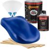 imageCustom Shop  Marine Blue  Hot Rod Flatz Flat Matte Satin Urethane Auto Paint  Complete Quart Paint Kit  Professional Low Sheen Automotive Car Truck Coating 41 Mix Ratio