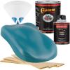imageCustom Shop  Medium Blue  Hot Rod Flatz Flat Matte Satin Urethane Auto Paint  Complete Quart Paint Kit  Professional Low Sheen Automotive Car Truck Coating 41 Mix Ratio