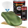 imageCustom Shop  Medium Green Metallic  Hot Rod Flatz Flat Matte Satin Urethane Auto Paint  Complete Gallon Paint Kit  Professional Low Sheen Automotive Car Truck Coating 41 Mix Ratio