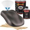 imageCustom Shop  Meteor Gray Metallic  Hot Rod Flatz Flat Matte Satin Urethane Auto Paint  Complete Quart Paint Kit  Professional Low Sheen Automotive Car Truck Coating 41 Mix Ratio