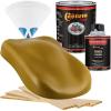 imageCustom Shop  Olive Brown  Hot Rod Flatz Flat Matte Satin Urethane Auto Paint  Complete Quart Paint Kit  Professional Low Sheen Automotive Car Truck Coating 41 Mix Ratio