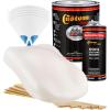 imageCustom Shop  Olympic White  Hot Rod Flatz Flat Matte Satin Urethane Auto Paint  Complete Gallon Paint Kit  Professional Low Sheen Automotive Car Truck Coating 41 Mix Ratio