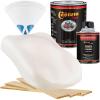 imageCustom Shop  Olympic White  Hot Rod Flatz Flat Matte Satin Urethane Auto Paint  Complete Quart Paint Kit  Professional Low Sheen Automotive Car Truck Coating 41 Mix Ratio