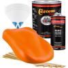 imageCustom Shop  Omaha Orange  Hot Rod Flatz Flat Matte Satin Urethane Auto Paint  Complete Gallon Paint Kit  Professional Low Sheen Automotive Car Truck Coating 41 Mix Ratio