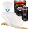 imageCustom Shop  Oxford White  Hot Rod Flatz Flat Matte Satin Urethane Auto Paint  Complete Gallon Paint Kit  Professional Low Sheen Automotive Car Truck Coating 41 Mix Ratio
