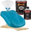 imageCustom Shop  Petty Blue  Hot Rod Flatz Flat Matte Satin Urethane Auto Paint  Complete Quart Paint Kit  Professional Low Sheen Automotive Car Truck Coating 41 Mix Ratio