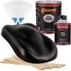 imageCustom Shop  Phantom Black Metallic  Hot Rod Flatz Flat Matte Satin Urethane Auto Paint  Complete Quart Paint Kit  Professional Low Sheen Automotive Car Truck Coating 41 Mix Ratio