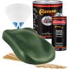 imageCustom Shop  Rally Green Metallic  Hot Rod Flatz Flat Matte Satin Urethane Auto Paint  Complete Gallon Paint Kit  Professional Low Sheen Automotive Car Truck Coating 41 Mix Ratio