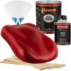 imageCustom Shop  Rally Red  Hot Rod Flatz Flat Matte Satin Urethane Auto Paint  Complete Quart Paint Kit  Professional Low Sheen Automotive Car Truck Coating 41 Mix Ratio