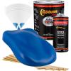 imageCustom Shop  Reflex Blue  Hot Rod Flatz Flat Matte Satin Urethane Auto Paint  Complete Gallon Paint Kit  Professional Low Sheen Automotive Car Truck Coating 41 Mix Ratio
