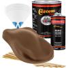 imageCustom Shop  Saddle Brown Firemist  Hot Rod Flatz Flat Matte Satin Urethane Auto Paint  Complete Gallon Paint Kit  Professional Low Sheen Automotive Car Truck Coating 41 Mix Ratio