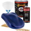 imageCustom Shop  Sapphire Blue Metallic  Hot Rod Flatz Flat Matte Satin Urethane Auto Paint  Complete Gallon Paint Kit  Professional Low Sheen Automotive Car Truck Coating 41 Mix Ratio