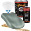 imageCustom Shop  Slate Green Metallic  Hot Rod Flatz Flat Matte Satin Urethane Auto Paint  Complete Gallon Paint Kit  Professional Low Sheen Automotive Car Truck Coating 41 Mix Ratio