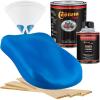 imageCustom Shop  Speed Blue  Hot Rod Flatz Flat Matte Satin Urethane Auto Paint  Complete Quart Paint Kit  Professional Low Sheen Automotive Car Truck Coating 41 Mix Ratio