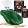 imageCustom Shop  Speed Green  Hot Rod Flatz Flat Matte Satin Urethane Auto Paint  Complete Quart Paint Kit  Professional Low Sheen Automotive Car Truck Coating 41 Mix Ratio