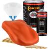 imageCustom Shop  Speed Orange  Hot Rod Flatz Flat Matte Satin Urethane Auto Paint  Complete Gallon Paint Kit  Professional Low Sheen Automotive Car Truck Coating 41 Mix Ratio