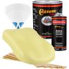 imageCustom Shop  Springtime Yellow  Hot Rod Flatz Flat Matte Satin Urethane Auto Paint  Complete Gallon Paint Kit  Professional Low Sheen Automotive Car Truck Coating 41 Mix Ratio