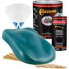 imageCustom Shop  Steel Blue  Hot Rod Flatz Flat Matte Satin Urethane Auto Paint  Complete Gallon Paint Kit  Professional Low Sheen Automotive Car Truck Coating 41 Mix Ratio