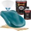 imageCustom Shop  Steel Blue  Hot Rod Flatz Flat Matte Satin Urethane Auto Paint  Complete Quart Paint Kit  Professional Low Sheen Automotive Car Truck Coating 41 Mix Ratio