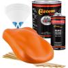 imageCustom Shop  Sunset Orange  Hot Rod Flatz Flat Matte Satin Urethane Auto Paint  Complete Gallon Paint Kit  Professional Low Sheen Automotive Car Truck Coating 41 Mix Ratio