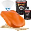 imageCustom Shop  Sunset Orange  Hot Rod Flatz Flat Matte Satin Urethane Auto Paint  Complete Quart Paint Kit  Professional Low Sheen Automotive Car Truck Coating 41 Mix Ratio