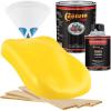imageCustom Shop  Sunshine Yellow  Hot Rod Flatz Flat Matte Satin Urethane Auto Paint  Complete Quart Paint Kit  Professional Low Sheen Automotive Car Truck Coating 41 Mix Ratio