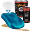 imageCustom Shop  Teal Green Metallic  Hot Rod Flatz Flat Matte Satin Urethane Auto Paint  Complete Gallon Paint Kit  Professional Low Sheen Automotive Car Truck Coating 41 Mix Ratio