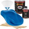 imageCustom Shop  True Blue Firemist  Hot Rod Flatz Flat Matte Satin Urethane Auto Paint  Complete Quart Paint Kit  Professional Low Sheen Automotive Car Truck Coating 41 Mix Ratio