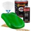 imageCustom Shop  Vibrant Lime Green  Hot Rod Flatz Flat Matte Satin Urethane Auto Paint  Complete Gallon Paint Kit  Professional Low Sheen Automotive Car Truck Coating 41 Mix Ratio