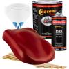 imageCustom Shop  Victory Red  Hot Rod Flatz Flat Matte Satin Urethane Auto Paint  Complete Gallon Paint Kit  Professional Low Sheen Automotive Car Truck Coating 41 Mix Ratio