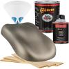 imageCustom Shop  Warm Gray Metallic  Hot Rod Flatz Flat Matte Satin Urethane Auto Paint  Complete Quart Paint Kit  Professional Low Sheen Automotive Car Truck Coating 41 Mix Ratio