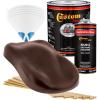 imageCustom Shop  Whole Earth Brown Firemist  Hot Rod Flatz Flat Matte Satin Urethane Auto Paint  Complete Gallon Paint Kit  Professional Low Sheen Automotive Car Truck Coating 41 Mix Ratio