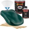 imageCustom Shop  Woodland Green  Hot Rod Flatz Flat Matte Satin Urethane Auto Paint  Complete Quart Paint Kit  Professional Low Sheen Automotive Car Truck Coating 41 Mix Ratio