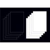 imageCustom Shop 12quot x 18quotAluminum Sign Blank Panels 10Pack 5 White 5 Black  0040 Thick  Auto Paint Pinstripe Airbrush Vinyl Graphics Stenciling Art Hobby Craft