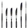 imageCustom Shop Starter Pinstriping Brush Kit Sword 00 Scroll 1 ampamp Long Liner  00 One of Each All 3 Brush Styles  High Performance Striping BrushesAll 6 Brush Set