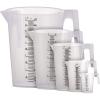 imageTCP Global 5 Liter 5000ml Gallon Plastic Graduated Measuring and Mixing Pitcher Pack of 3  Holds 5 Quarts 125 Gallons Pouring Cup Measure ampamp Mix Paint Resin Epoxy Kitchen Cooking Baking5005000ml Set
