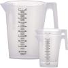 imageTCP Global 5 Liter 5000ml Gallon Plastic Graduated Measuring and Mixing Pitcher Pack of 3  Holds 5 Quarts 125 Gallons Pouring Cup Measure ampamp Mix Paint Resin Epoxy Kitchen Cooking Baking5000ml