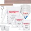 imageTCP Global Complete Paint Mixing Kit  12 Cups with Lids Mixing Sticks Paddles Strainers  Epoxy Resin Measuring Cups Plastic Paint Cup Containers for Automotive ampamp Art Projects